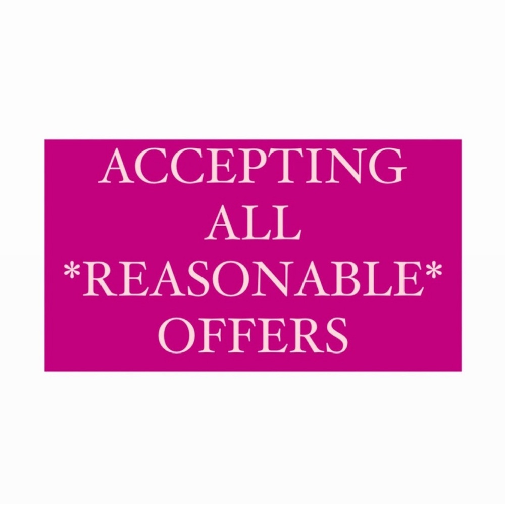 Open to reasonable offers